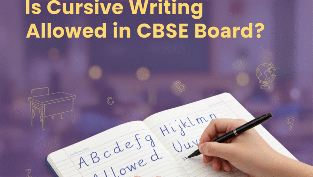 Is Cursive Writing Allowed in CBSE Board?